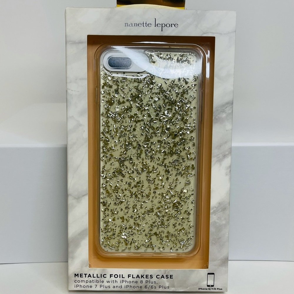 NANETTE LEPORE || iPhone Metallic Foil Flakes Case